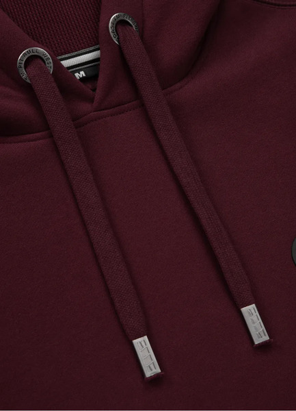 Men&#39;s Hoodie PIT BULL Small Logo - Burgundy