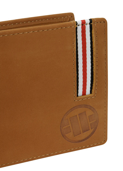 PIT BULL &quot;Lin Wood 2&quot; leather wallet - brown