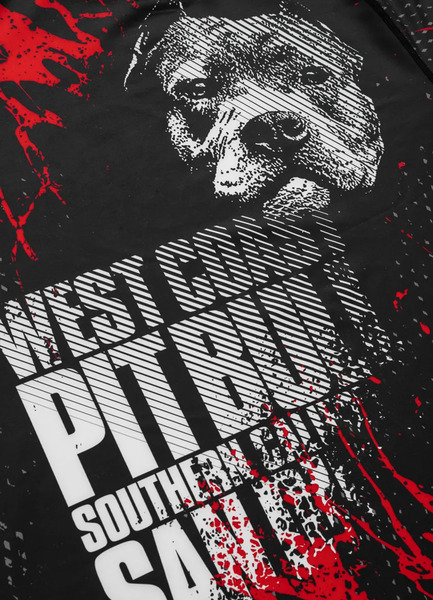 Rashguard PIT BULL longsleeve &quot;Blood Dog II&quot; - black