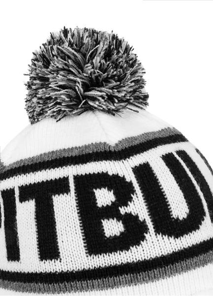 PIT BULL &quot;Fleming II&quot; winter hat - white