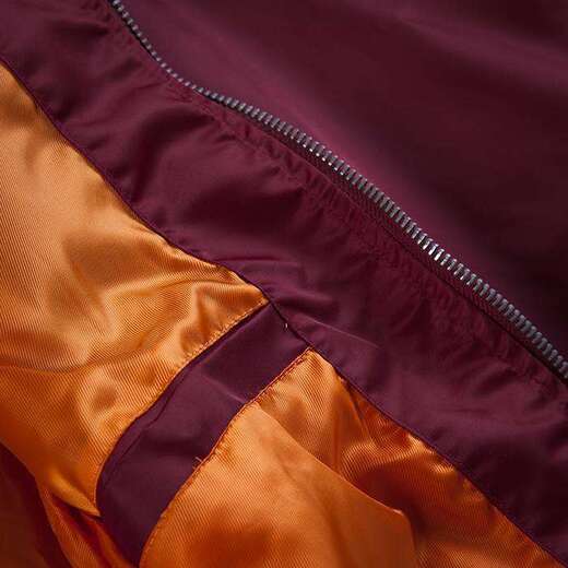 PIT BULL spring jacket &quot;MA-1&quot; - burgundy