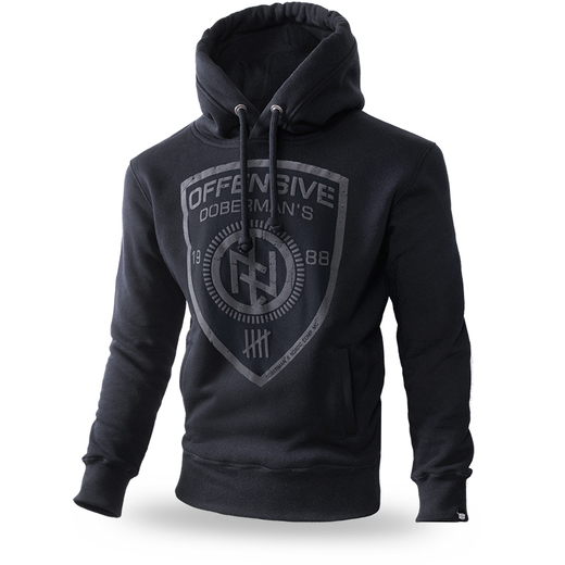 Dobermans Aggressive &quot;Shield BK237&quot; hoodie - black