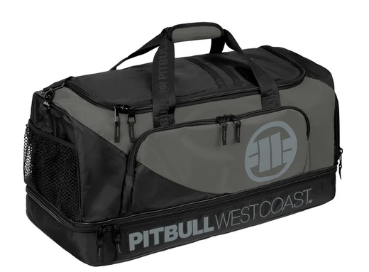 Torba sportowa PIT BULL "Logo TNT 2" - czarno /szara