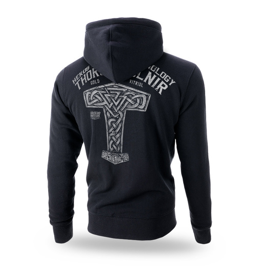 Dobermans Aggressive &quot;MJOLNIR II BZ275&quot; zip-up sweatshirt with hood - black