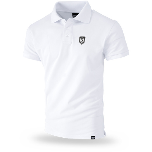 Dobermans Aggressive Polo T-shirt &quot;PRIDE GLORY TSP285&quot; - white