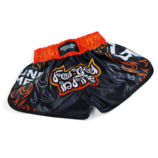 Ground Game Muay Thai Shorts &quot;FLAMES&quot;