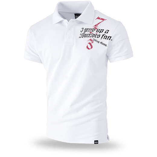 Polo Shirt Dobermans Aggressive &quot;BLOODAXE TSP190&quot; - white