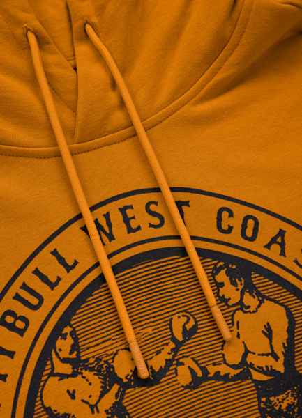 PIT BULL Hoodie &quot;Vintage Boxing&quot; &#39;22 - honey yellow