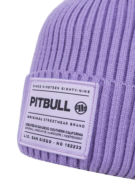 PIT BULL &quot;DOCK&quot; winter hat - lilac