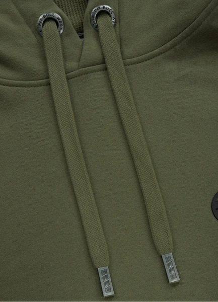 PIT BULL Small Logo Men&#39;s Hoodie - Olive