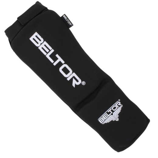 Beltor Defender elastic shin guards - black