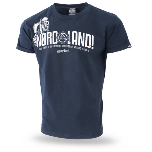 T-shirt Dobermans Aggressive &quot;NORDLAND&quot; TS284D - navy blue