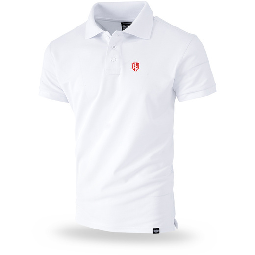 Polo Shirt Dobermans Aggressive &quot;DOBERMANS TSP132&quot; - white