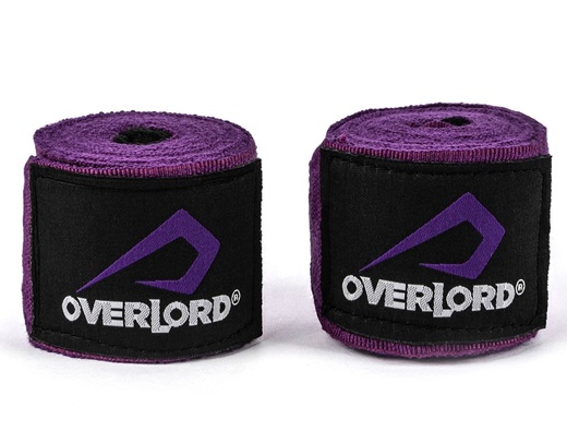 Wrap boxing bandage 4,5 m Overlord - purple