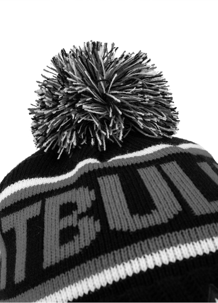 Winter hat PIT BULL &quot;Fleming II&quot; - black / graphite