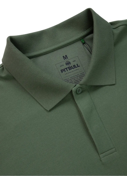 Polo T-shirt PIT BULL &quot;Pique Rockey&quot; - olive