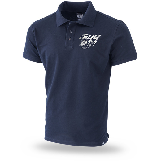 Dobermans Aggressive Polo T-shirt &quot;THUNDER TSP229&quot; - navy blue