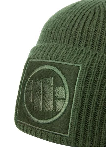 PIT BULL &quot;Logo&quot; winter hat - olive