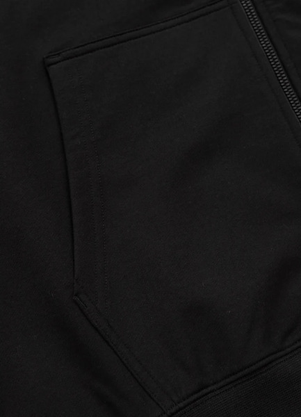 PIT BULL TAPE NUGGET Zip-up Hoodie - Black