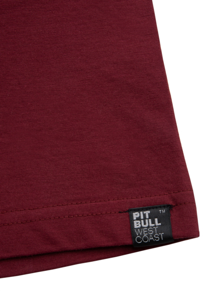 T-shirt PIT BULL &quot;Hilltop&quot; &#39;22 - burgundy