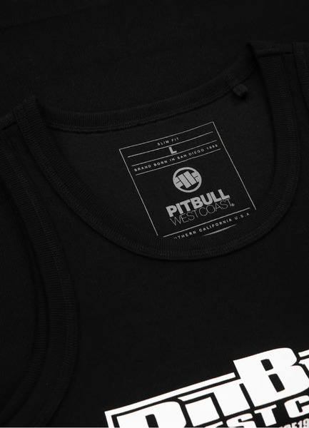 Men&#39;s Pit Bull Rib Classic Boxing Tank Top - black