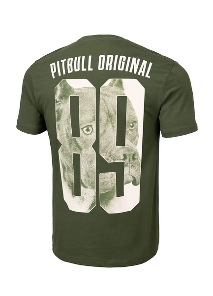 PIT BULL &quot;Eighty Nine Dog&quot; T-shirt - olive