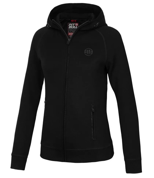 Pit Bull Fuchsia Women&#39;s Zip Hoodie - Black