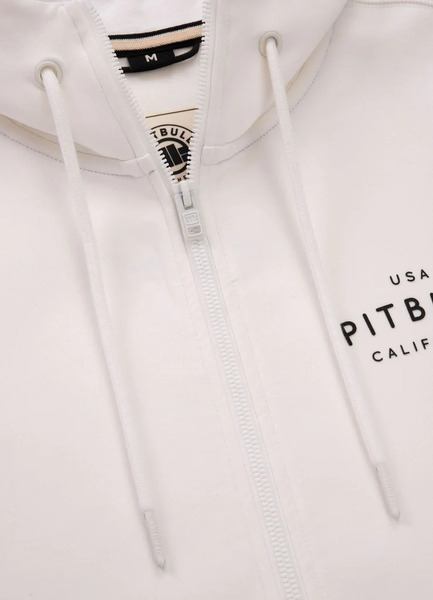 PIT BULL SAMPSON Zip Hoodie - White