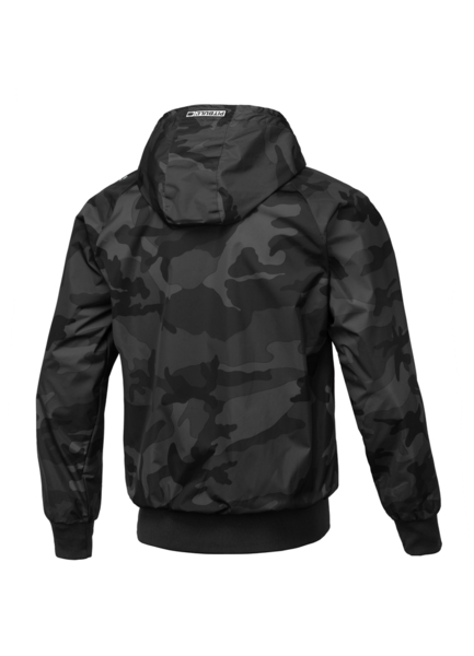 PIT BULL &quot;Athletic Logo&quot; &#39;23 spring jacket - all black camo