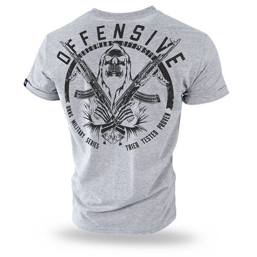 Koszulka T-shirt Dobermans Aggressive " Military Offensive II  TS195" - szara