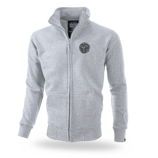 Dobermans Aggressive zip-up sweatshirt &quot;CELTIC III BCZ139&quot; - gray