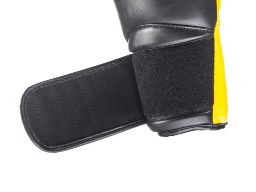 Boxing gloves Top King TKBGSA &quot;SUPER AIR&quot; (522) (black / yellow) &quot;K&quot;