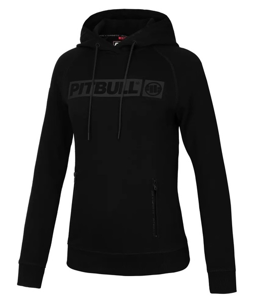 Women&#39;s Hoodie Pit Bull GEORGIA - all black