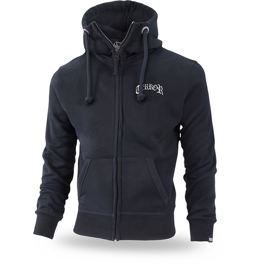 Dobermans Aggressive Zip Hoodie &quot;Terror BZ174&quot; - black