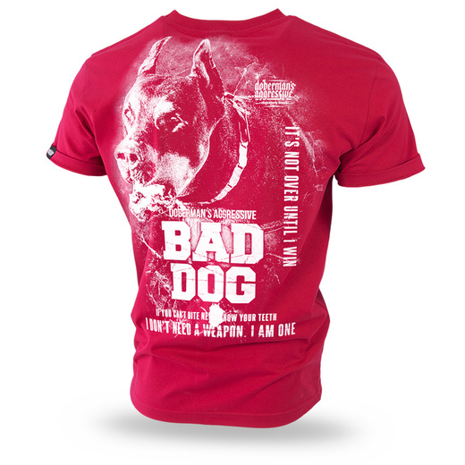 Koszulka T-shirt Dobermans Aggressive "Bad Dog TS310" - czerwona