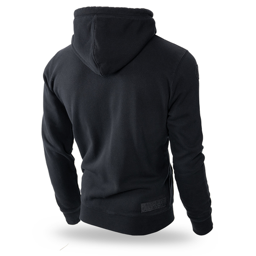 Dobermans Aggressive &quot;Shield BZ234&quot; zipped hooded sweatshirt - black