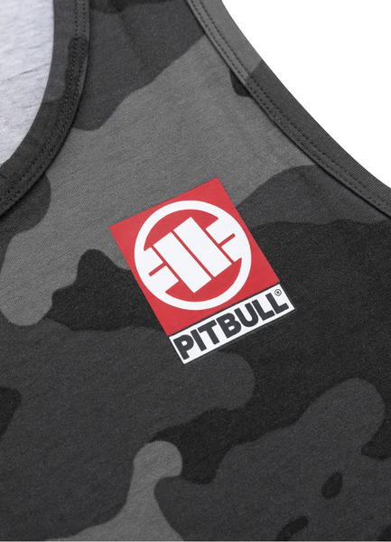 Men&#39;s Pit Bull Slim Fit Small Hilltop Tank Top - Black Camo