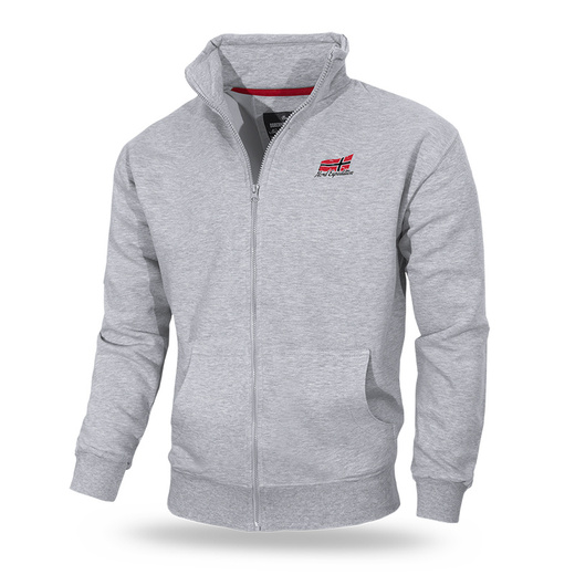 Dobermans Aggressive &quot;UNKNOWN EXPEDITION BCZ203&quot; zip-up sweatshirt - gray