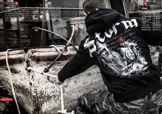 Dobermans Aggressive hoodie &quot;STORM BK151&quot; - black