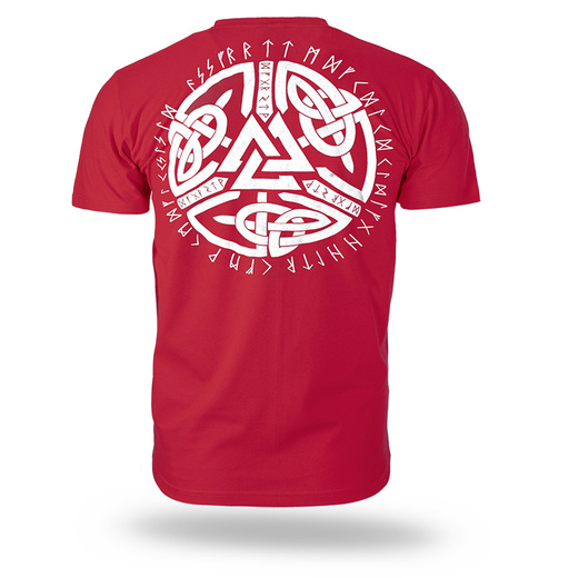 T-shirt Dobermans Aggressive &quot;North Valknut TS324C&quot; - red