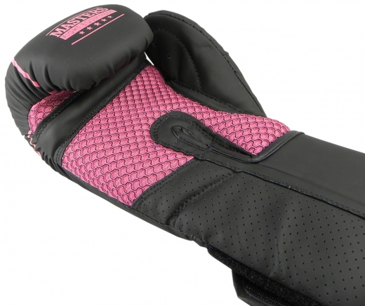 Masters RPU-BLACK boxing gloves - black / pink