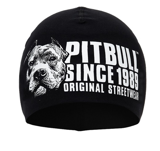 Cotton winter hat PIT BULL &quot;Blood dog &#39;23&quot; - black