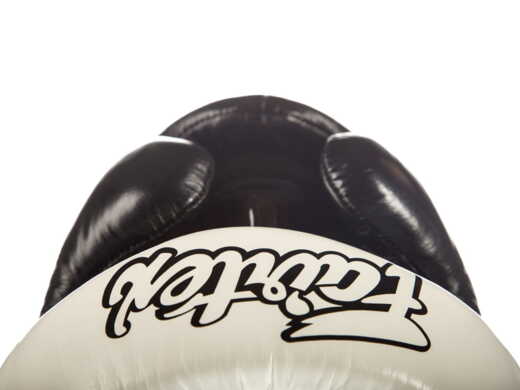 Ochraniacz głowy kask bokserski FAIRTEX sparingowy HG13 (black/white) "Diagonal Vision Sparring" "K"