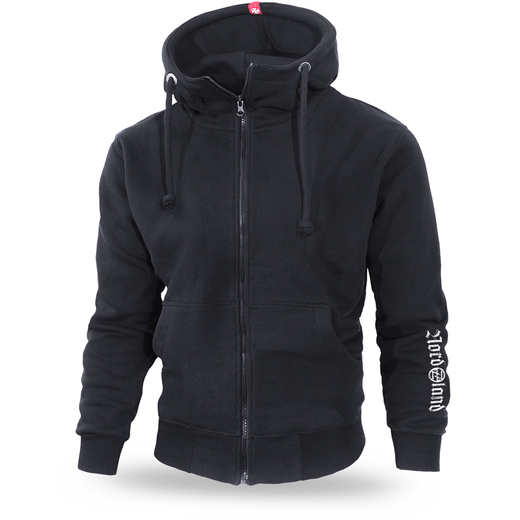 Dobermans Aggressive Zip Hoodie &quot;Nordland BZ168&quot; - black