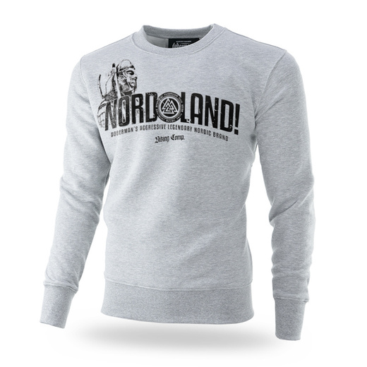 Dobermans Aggressive &quot;CLASSIC NORDLAND&quot; sweatshirt BC284 - gray