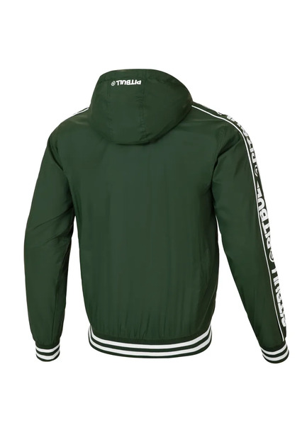 Men&#39;s transitional jacket with hood PIT BULL &quot;WHITEWOOD&quot; - green