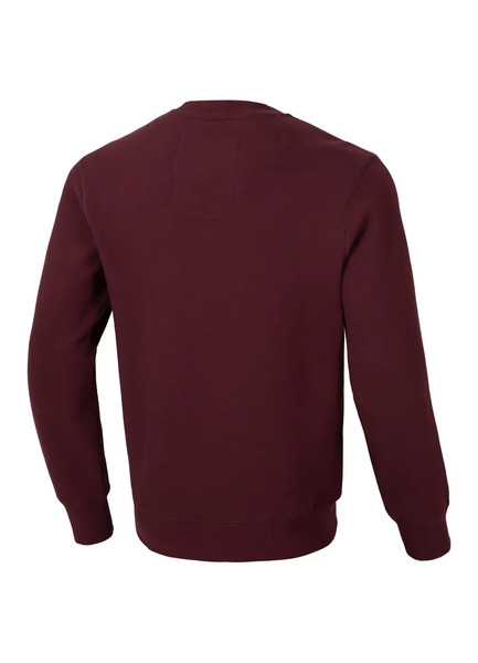 PIT BULL &quot;Small Logo&quot; Men&#39;s Classic Sweatshirt - Burgundy