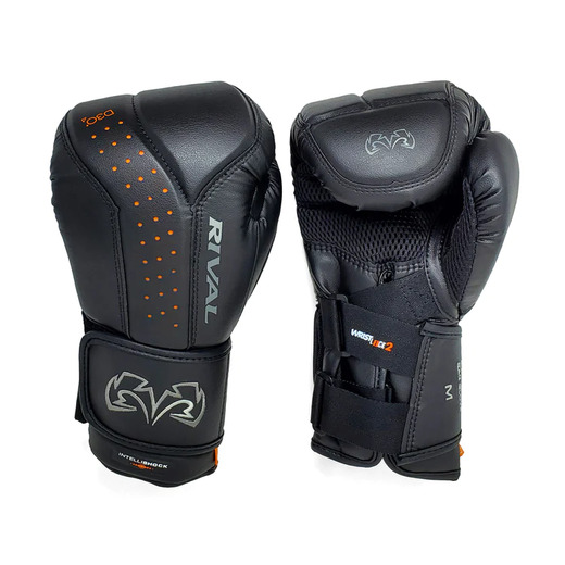  RIVAL RB10 INTELLI INSTRUMENT BOXING GLOVES - SHOCK (black) &quot;K&quot;