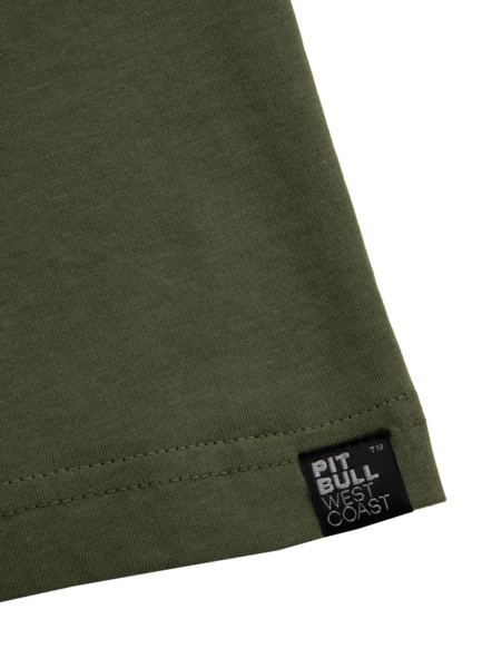 T-shirt PIT BULL &quot;Small Logo &#39;21&quot; - olive