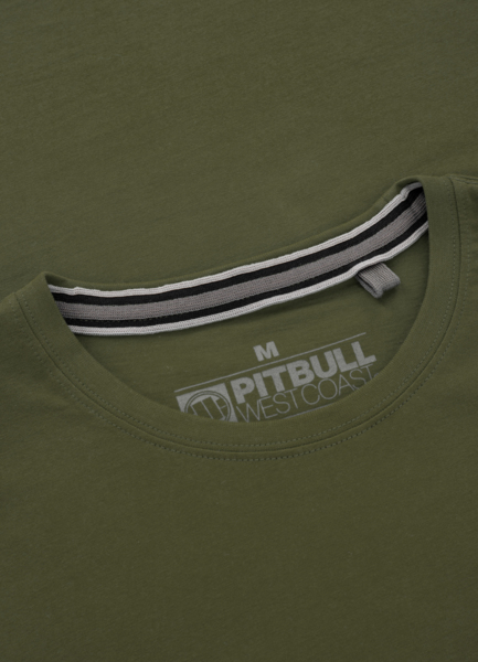 T-shirt PIT BULL &quot;Small Logo &#39;21&quot; - olive